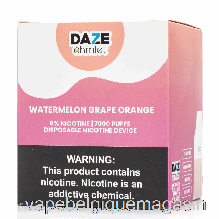 Vape Shop Bruxelles [10-pack] 7 Daze Ohmlet 7000 Jetable